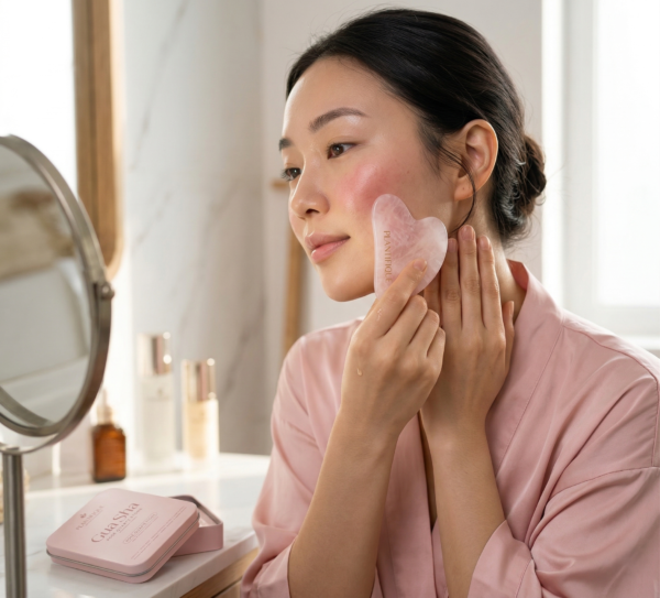 PLANTIFIQUE Gua Sha Cuarzo Rosa