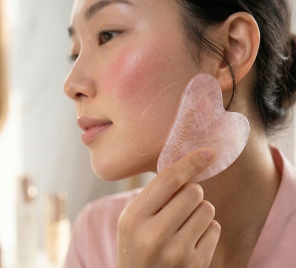 PLANTIFIQUE Gua Sha Cuarzo Rosa