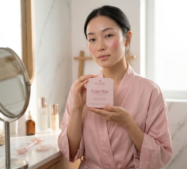 PLANTIFIQUE Gua Sha Cuarzo Rosa